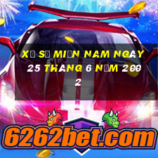 xổ số miền nam ngày 25 tháng 6 năm 2002