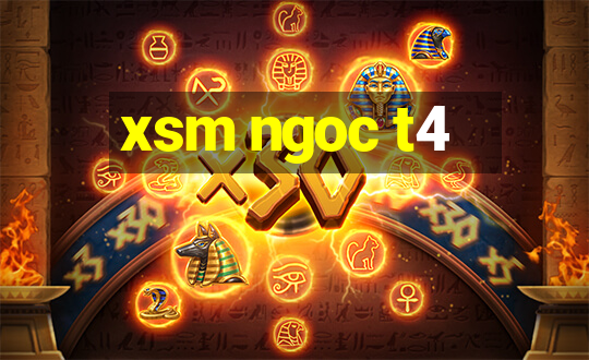 xsm ngoc t4