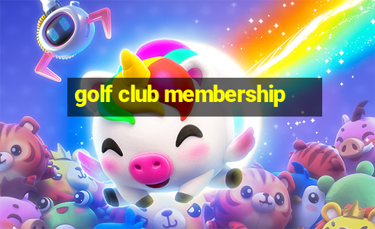 golf club membership