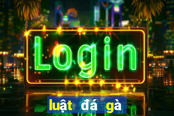 luật đá gà cựa dao