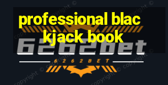 professional blackjack book