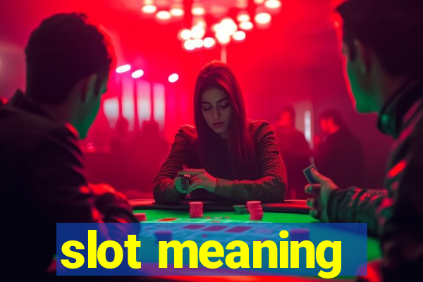 slot meaning