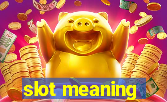 slot meaning