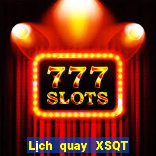 Lịch quay XSQT Thứ 6