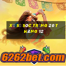 xổ số sóc trăng 20 tháng 12