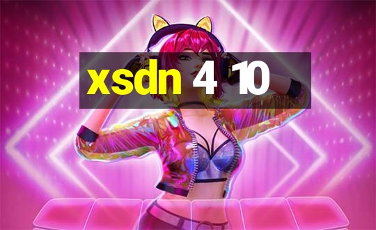 xsdn 4 10