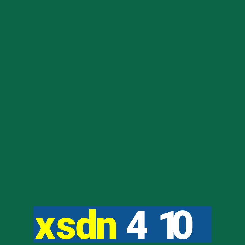 xsdn 4 10