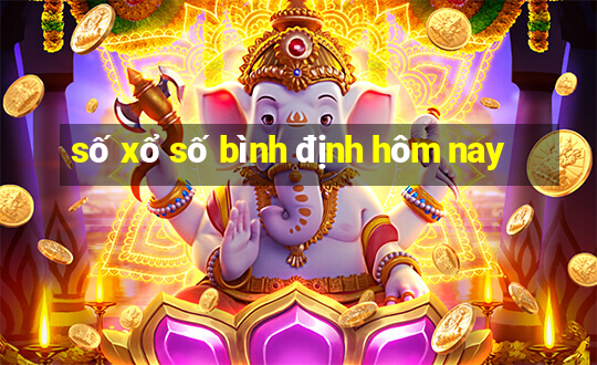 số xổ số bình định hôm nay