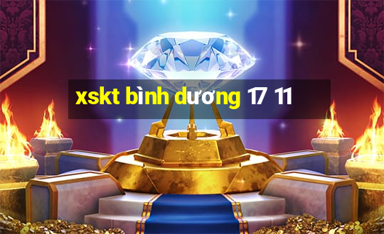 xskt bình dương 17 11