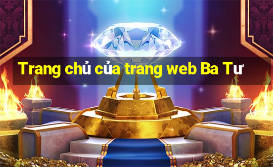 Trang chủ của trang web Ba Tư