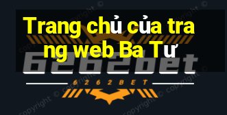 Trang chủ của trang web Ba Tư