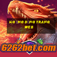 hg Ứng dụng trang web