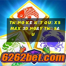 THỐNG KÊ KẾT QUẢ XS Max 3D ngày thứ sáu