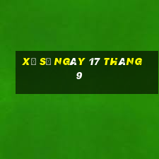 xổ số ngày 17 tháng 9