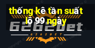 thống kê tần suất lô 99 ngày