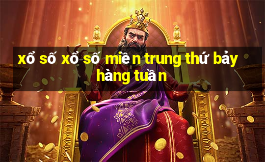 xổ số xổ số miền trung thứ bảy hàng tuần