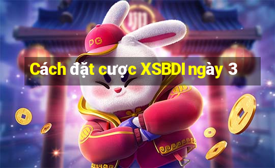 Cách đặt cược XSBDI ngày 3