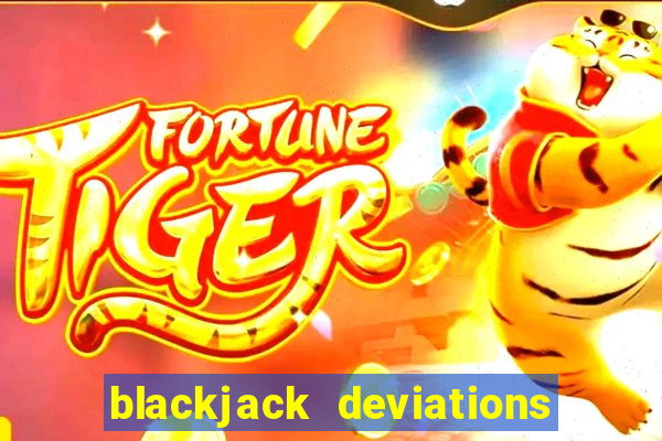 blackjack deviations chart h17