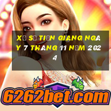 xổ số tiền giang ngày 7 tháng 11 năm 2024