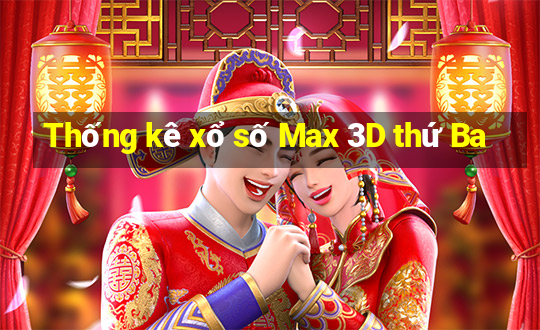 Thống kê xổ số Max 3D thứ Ba