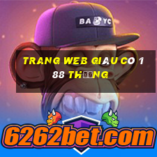 Trang web giàu có 188 thưởng