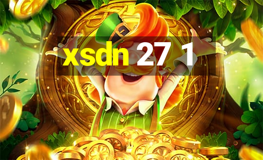 xsdn 27 1