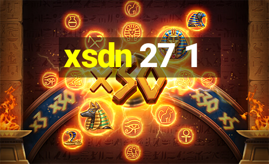 xsdn 27 1