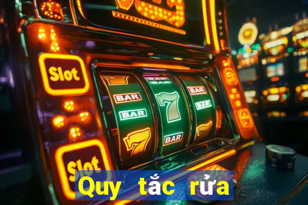 Quy tắc rửa điện tử rau bina