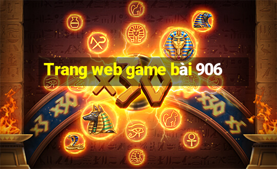 Trang web game bài 906