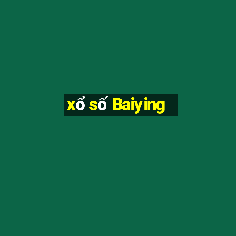 xổ số Baiying