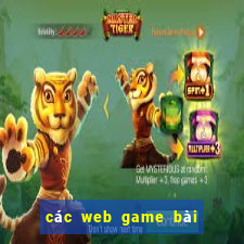 các web game bài đổi thưởng uy tín