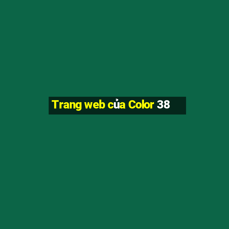 Trang web của Color 38