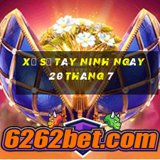 xổ số tây ninh ngày 20 tháng 7