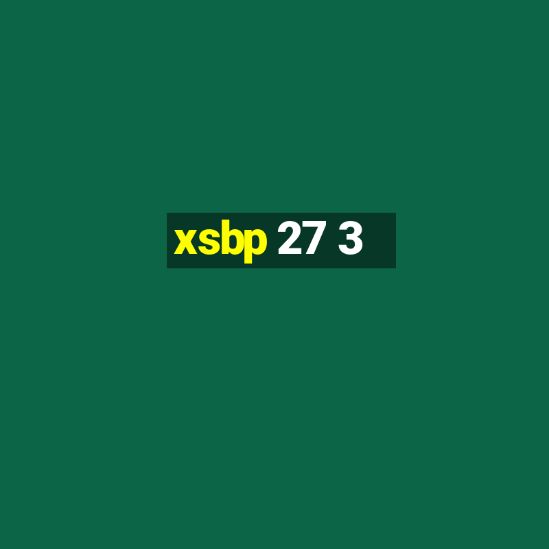 xsbp 27 3