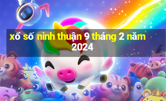 xổ số ninh thuận 9 tháng 2 năm 2024