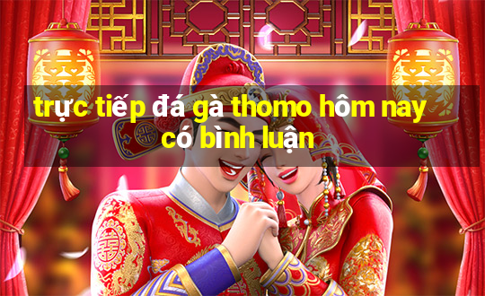 trực tiếp đá gà thomo hôm nay có bình luận