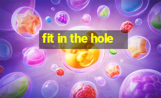 fit in the hole