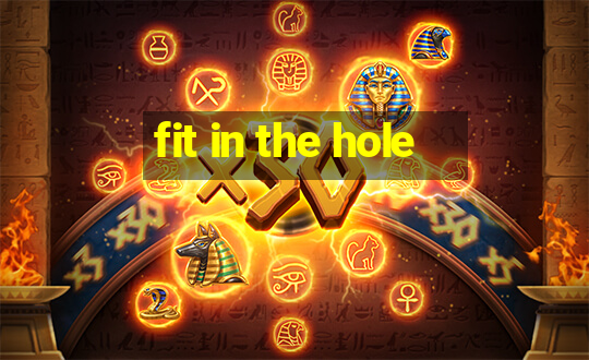 fit in the hole