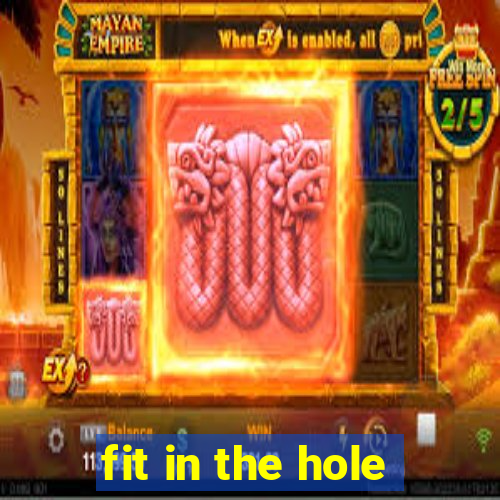 fit in the hole