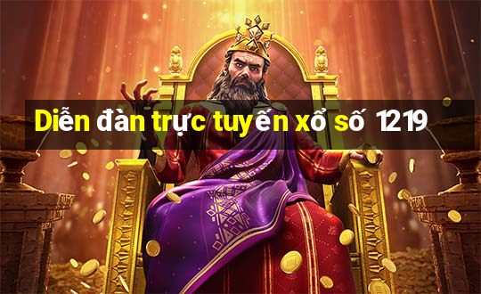 Diễn đàn trực tuyến xổ số 1219