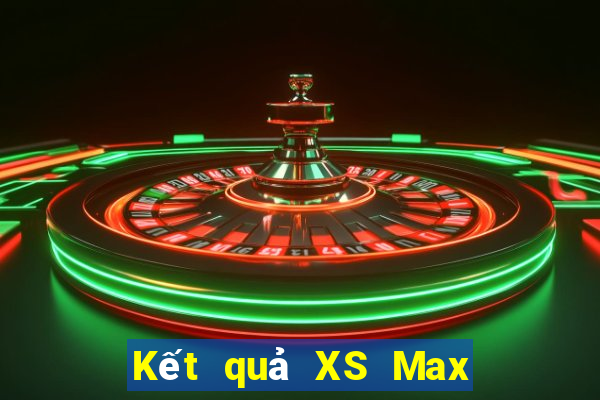 Kết quả XS Max 4D Thứ 3