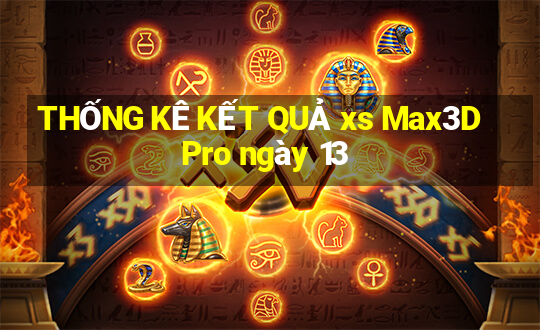 THỐNG KÊ KẾT QUẢ xs Max3D Pro ngày 13