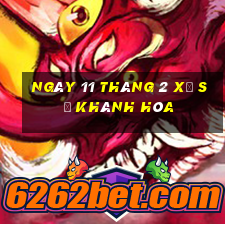 ngày 11 tháng 2 xổ số khánh hòa