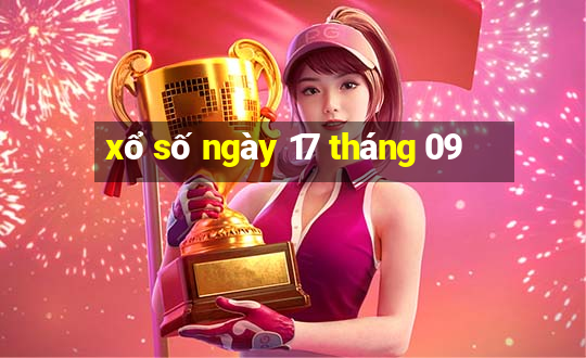 xổ số ngày 17 tháng 09