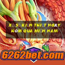 xổ số kiến thiết ngày hôm qua miền nam