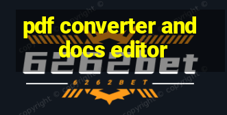 pdf converter and docs editor