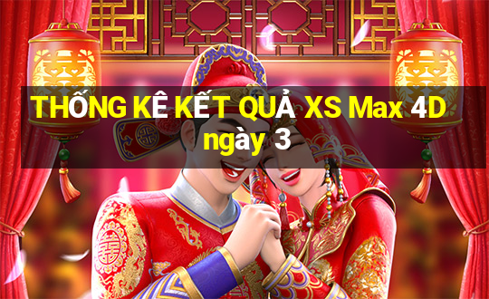 THỐNG KÊ KẾT QUẢ XS Max 4D ngày 3