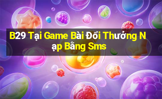 B29 Tại Game Bài Đổi Thưởng Nạp Bằng Sms