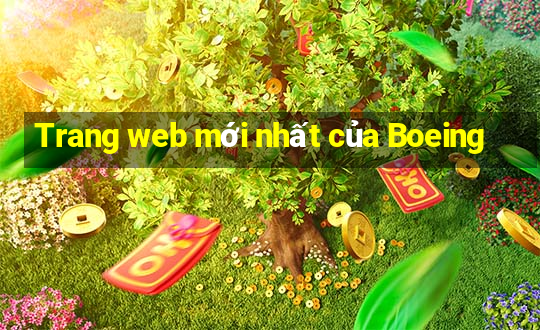 Trang web mới nhất của Boeing