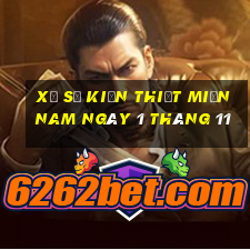 xổ số kiến thiết miền nam ngày 1 tháng 11